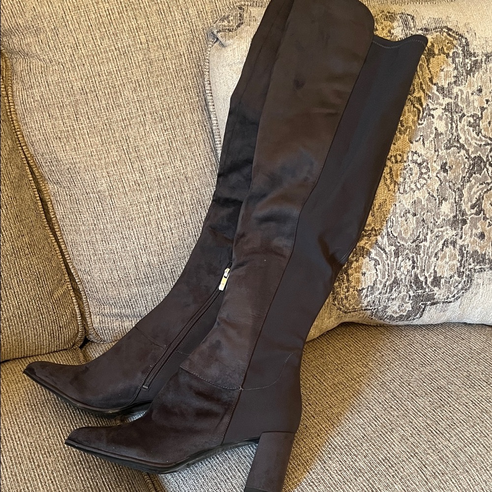 Marc Fisher Brown Over the Knee Boots size 11